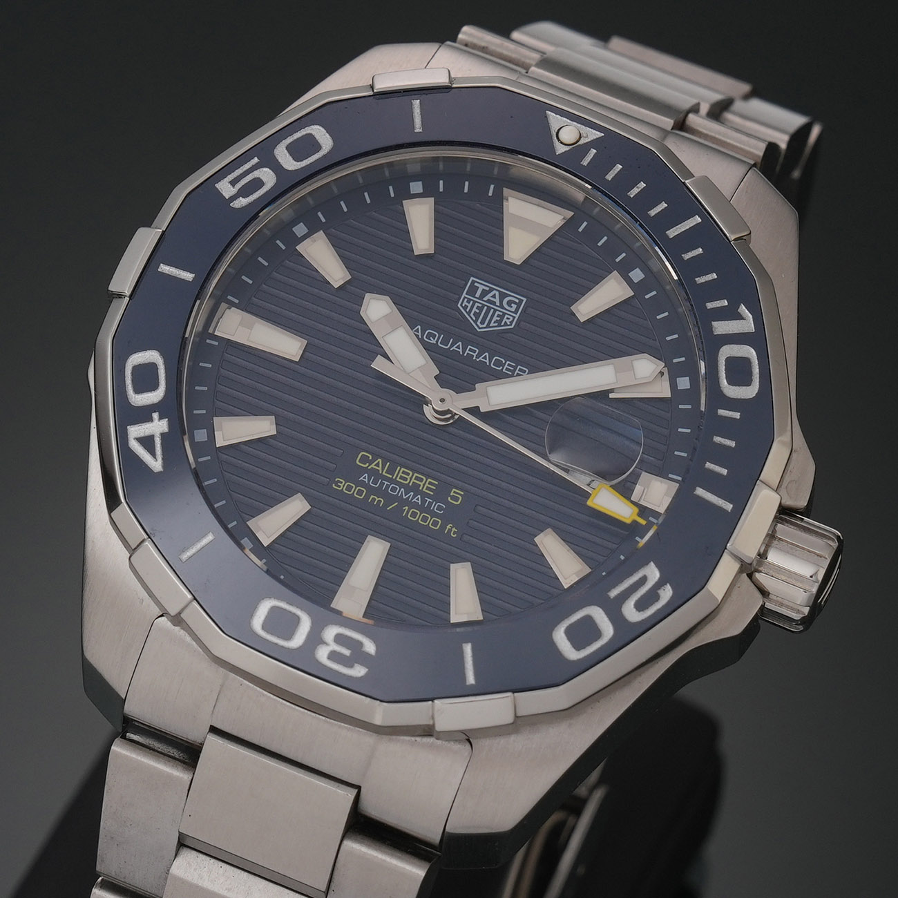 TAG HEUER(USED)태그호이어 아쿠아레이서 스틸 오토 청판 WAY201B